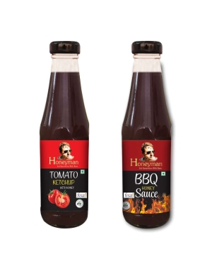 Honey Tomato Ketchup & Honey BBQ Sauce Combo