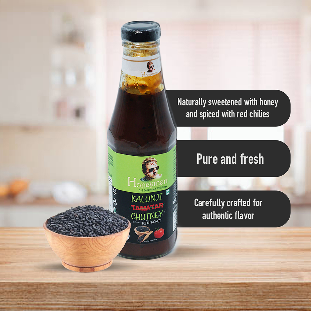 Honey Kalonji Tamatar Chutney & Honey Magaj Tamatar Chutney Combo - Image 4
